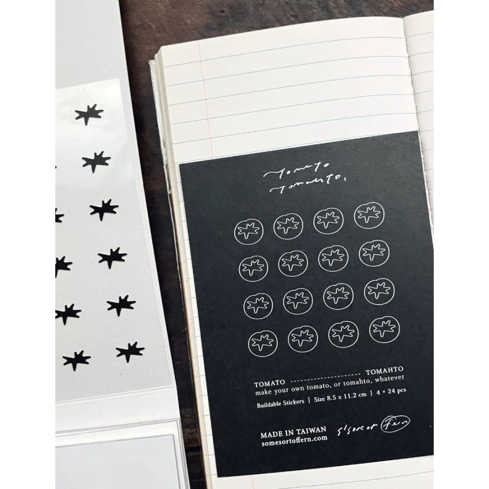 羊君 Tomato, Tomahto 番茄素材貼紙包【立夏手帳生活】-細節圖6