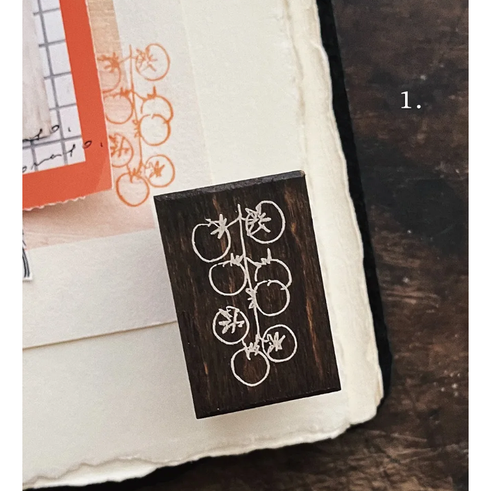 【5款】羊君 Colorful Things 復古櫸木印章【立夏手帳生活】-細節圖2