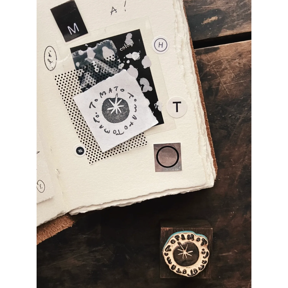 【5款】羊君 Colorful Things 復古櫸木印章【立夏手帳生活】-細節圖7