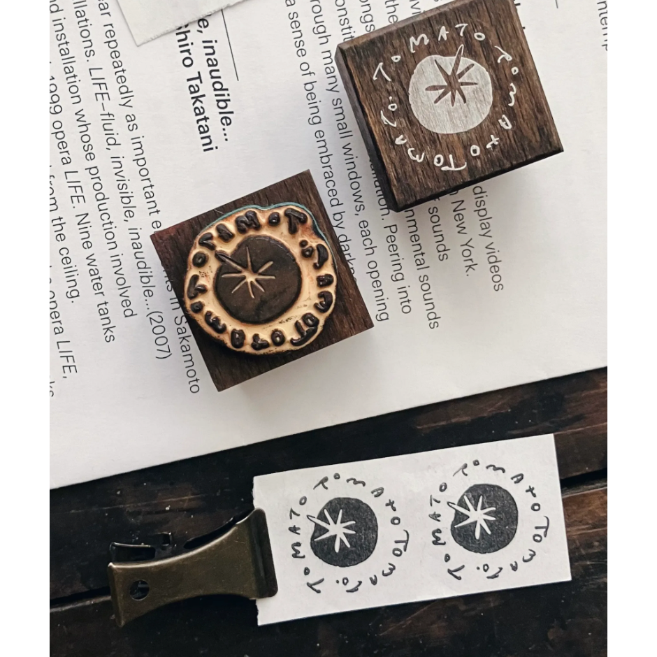 【5款】羊君 Colorful Things 復古櫸木印章【立夏手帳生活】-細節圖9