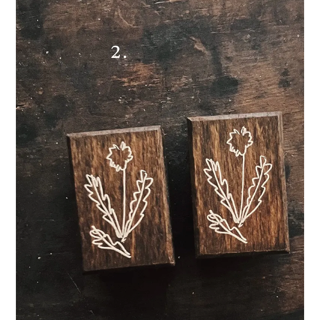 【5款】羊君 Colorful Things 復古櫸木印章【立夏手帳生活】-規格圖10