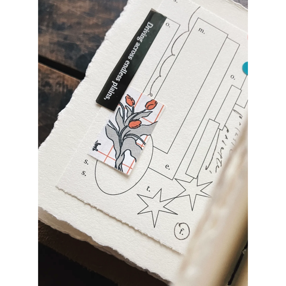 【2款】羊君「著色本Coloring Book /K100」復古手撕便簽本【立夏手帳生活】-細節圖6