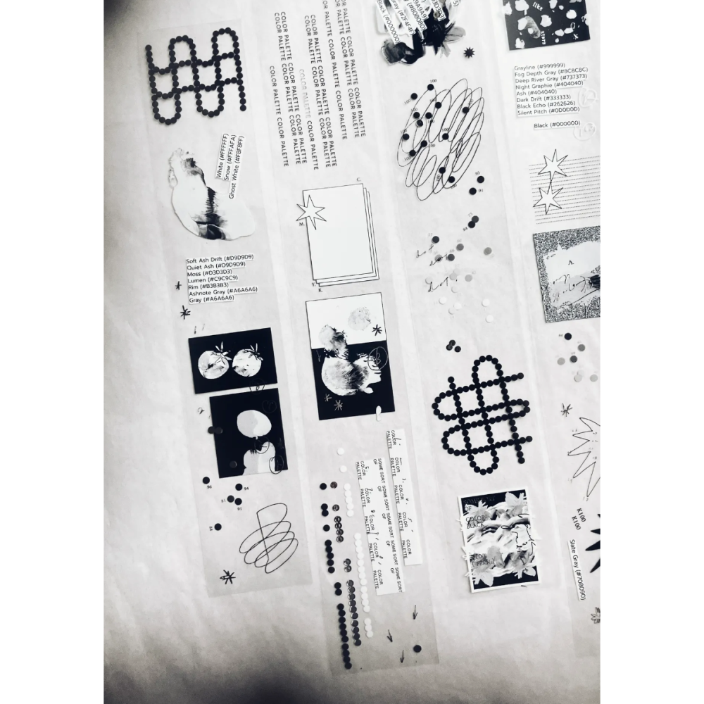 羊君 消光黑Muted 4cm燙銀亮𝖯𝖤𝖳膠帶【立夏手帳生活】-細節圖5