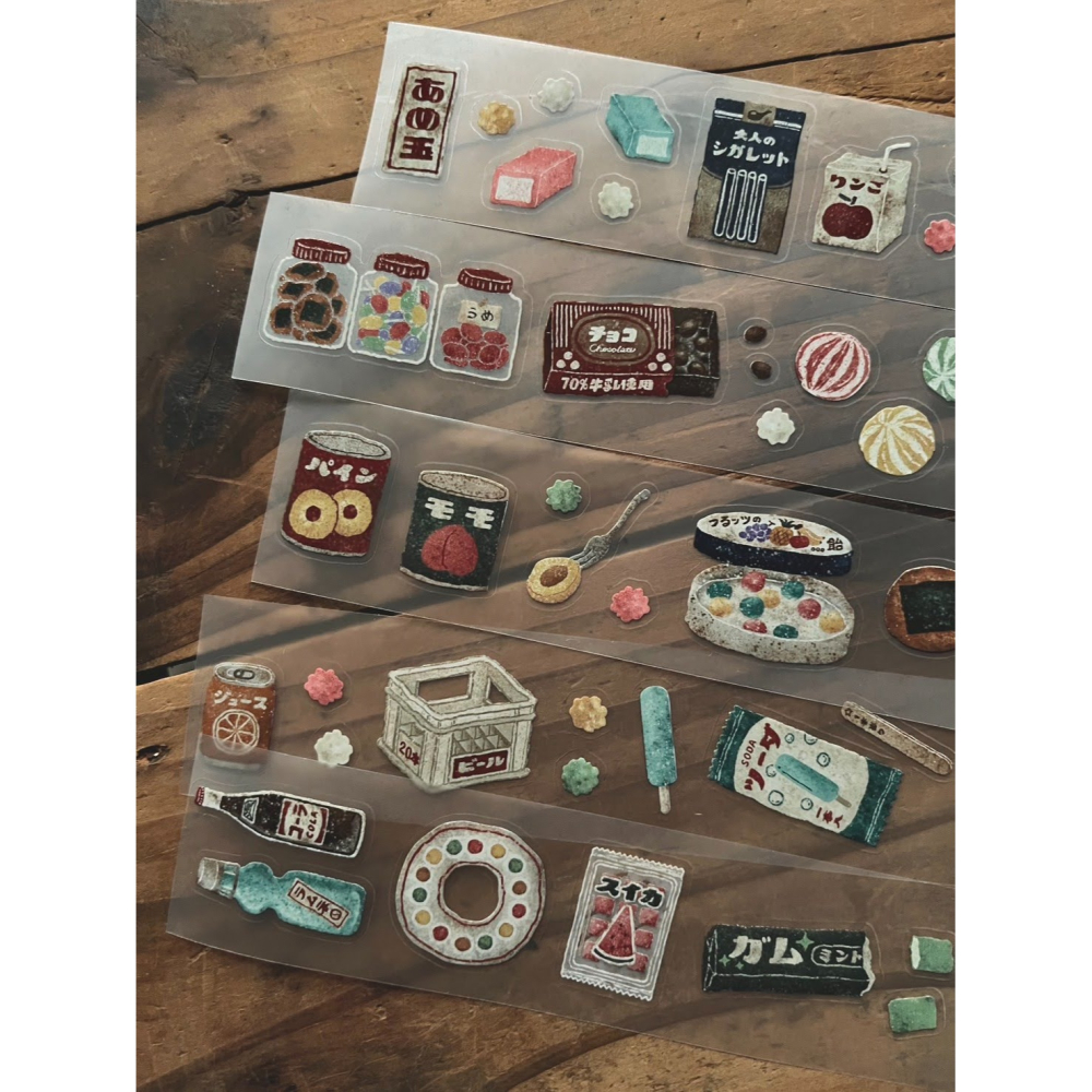 微瘋畫室 柑仔店 3.5cm切形PET膠帶【立夏手帳生活】-細節圖2