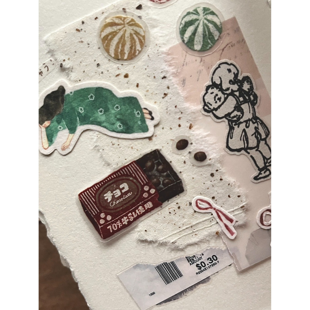 微瘋畫室 柑仔店 3.5cm切形PET膠帶【立夏手帳生活】-細節圖8