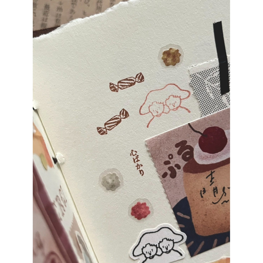 微瘋畫室 柑仔店 3.5cm切形PET膠帶【立夏手帳生活】-細節圖9