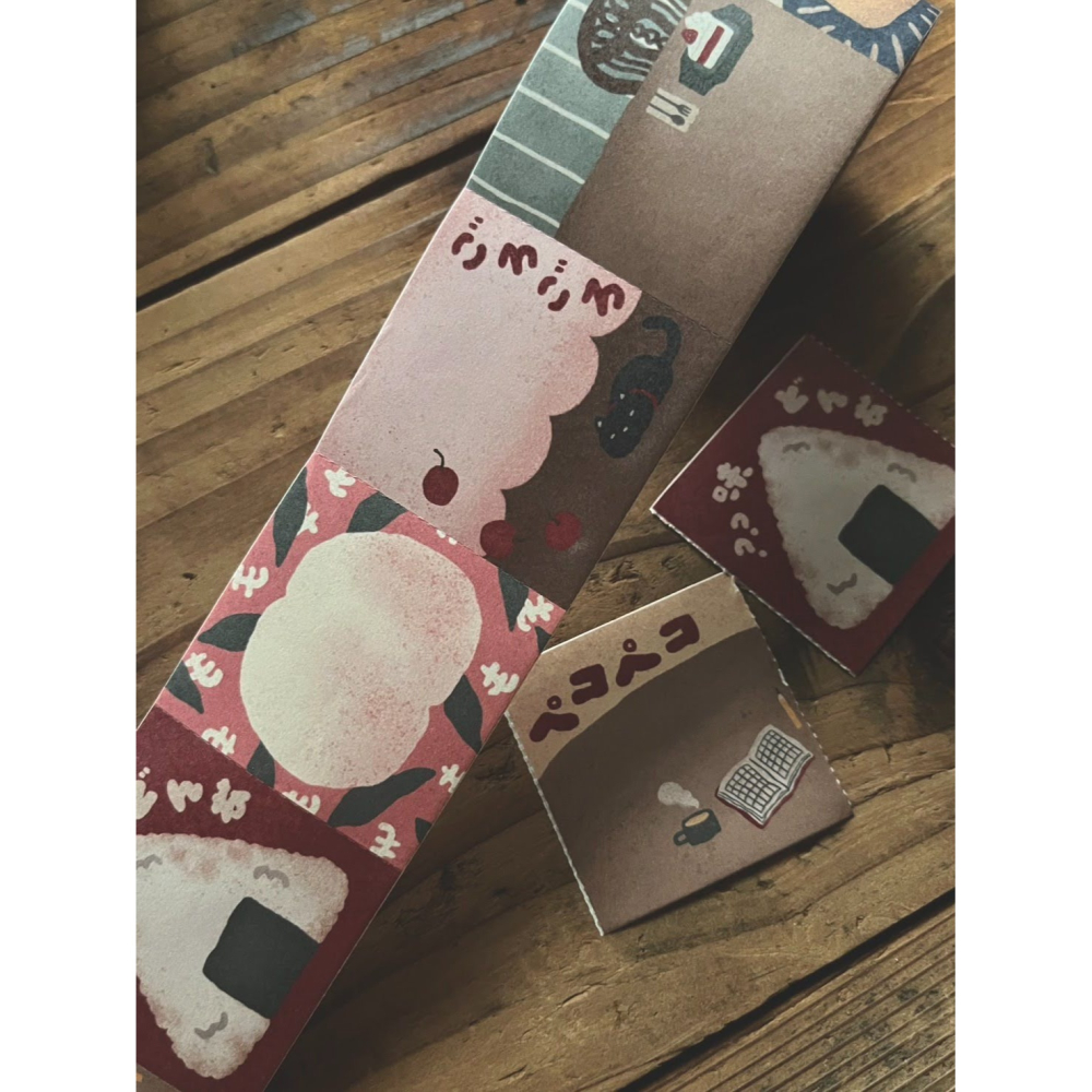 微瘋畫室 香噴噴記憶 4.5cm付籤貼紙卷【立夏手帳生活】-細節圖3