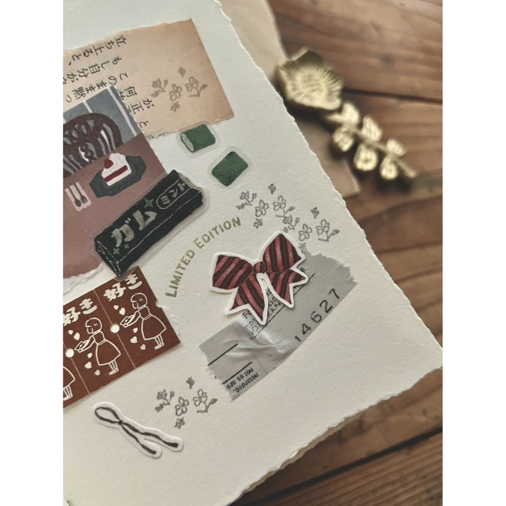 微瘋畫室 蝴蝶結 3cm切形和紙膠帶【立夏手帳生活】-細節圖4