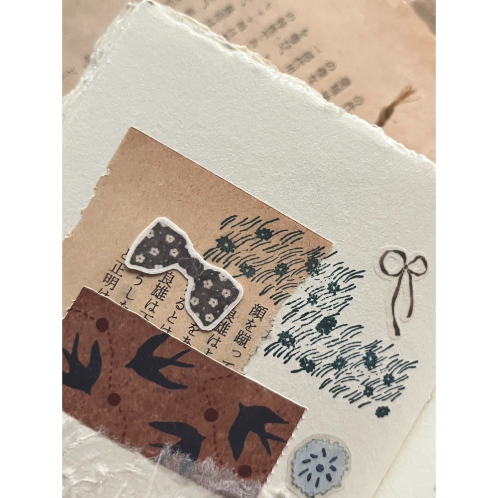 微瘋畫室 蝴蝶結 3cm切形和紙膠帶【立夏手帳生活】-細節圖9