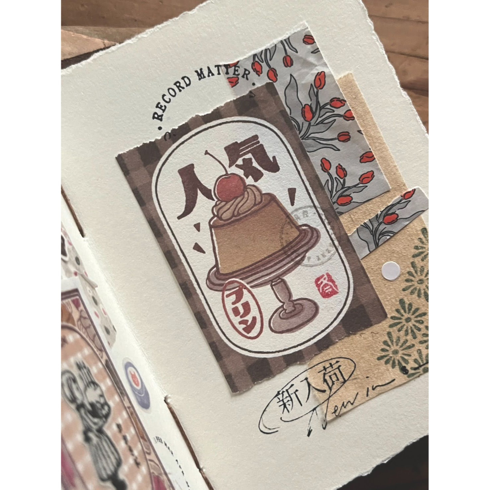 【3款】微瘋畫室 點心時間系列 便箋本【立夏手帳生活】-細節圖6