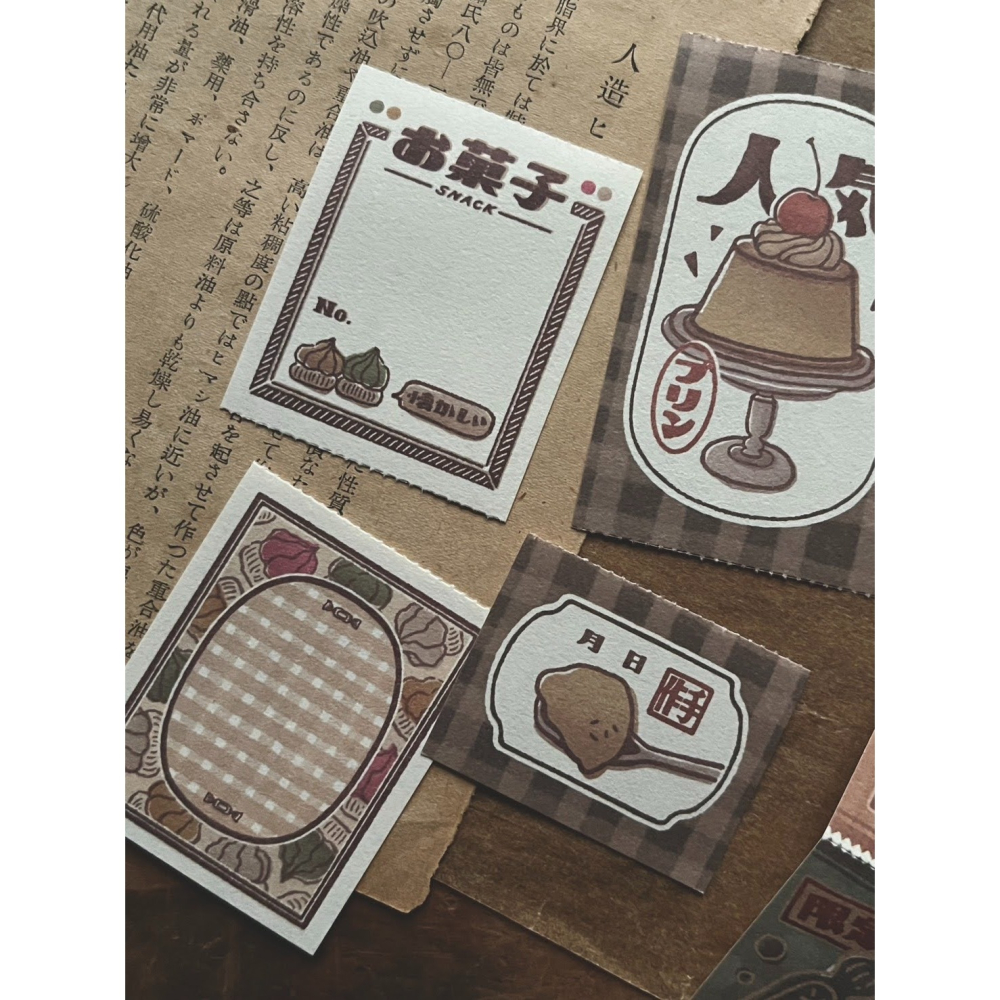 【3款】微瘋畫室 點心時間系列 便箋本【立夏手帳生活】-細節圖8