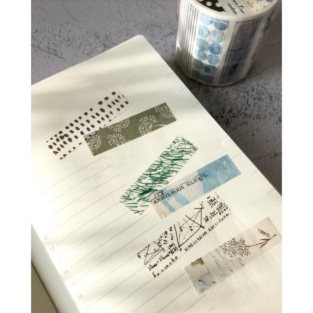 Pion 一段一段Paragraph 5cm和紙割型膠帶【立夏手帳生活】-細節圖5