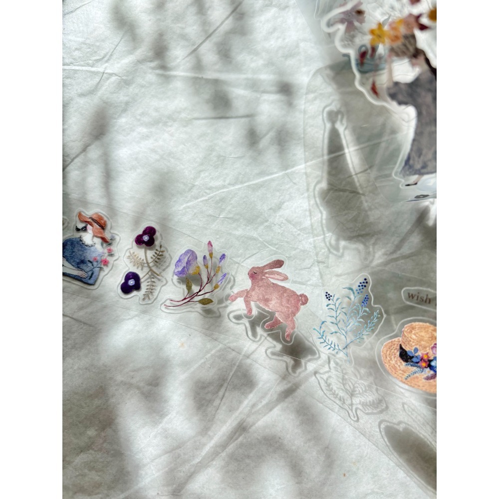 Pion 有花Blooming 3cm割型亮面PET膠帶【立夏手帳生活】-細節圖5