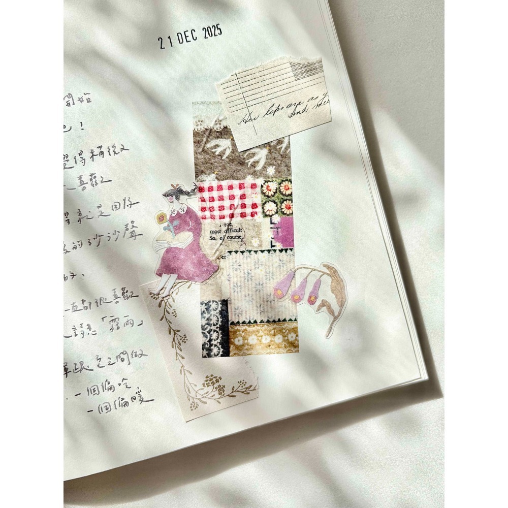 Pion 有花Blooming 3cm割型亮面PET膠帶【立夏手帳生活】-細節圖6