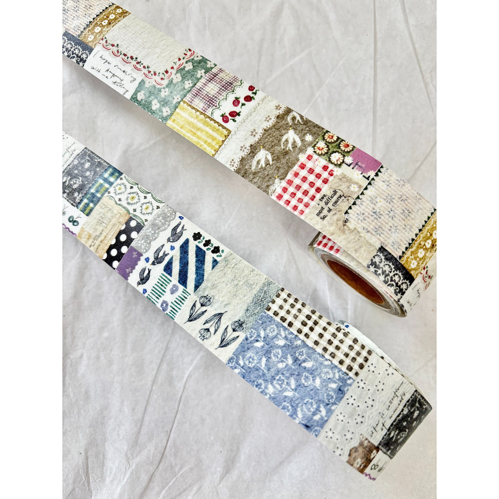 【2款】Pion「日光藍調Sunlight/春野小徑Spring」3cm和紙膠帶【立夏手帳生活】-細節圖2