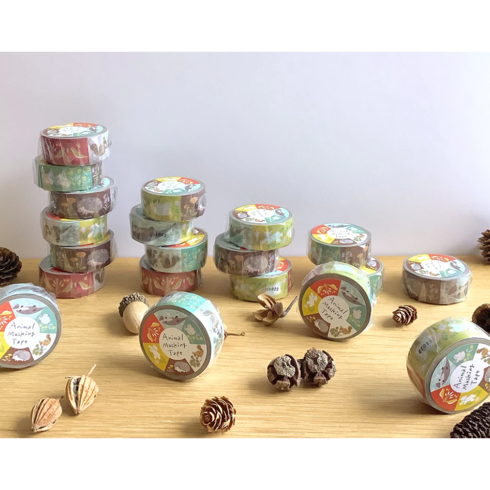 4legs 和紙膠帶 森林動物款 4 legs 日本製【立夏手帳生活】-細節圖9