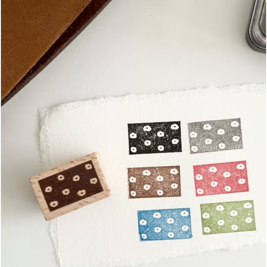 Maison de Summer夏日小屋 Mini floral background 印章【立夏手帳生活】-細節圖3