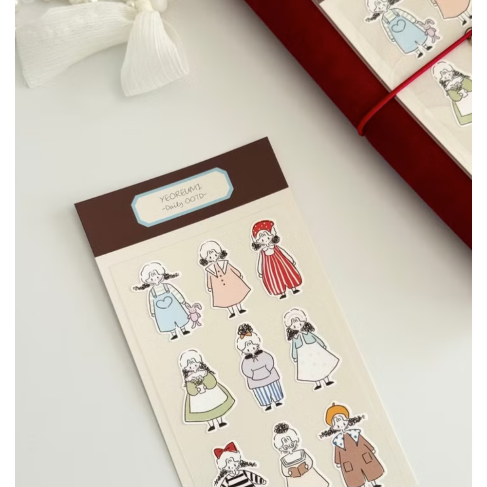 【5款】Maison de Summer夏日小屋 割型貼紙【立夏手帳生活】-細節圖6