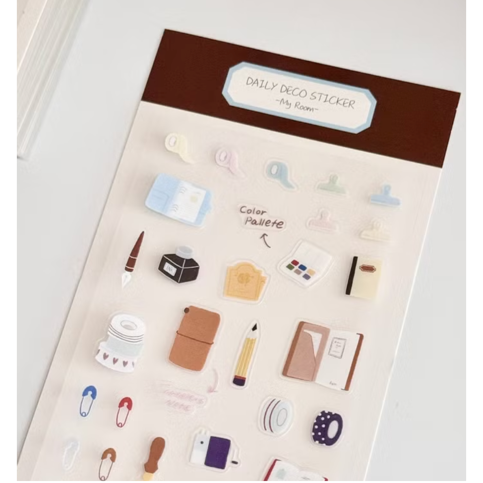 【5款】Maison de Summer夏日小屋 割型貼紙【立夏手帳生活】-細節圖10