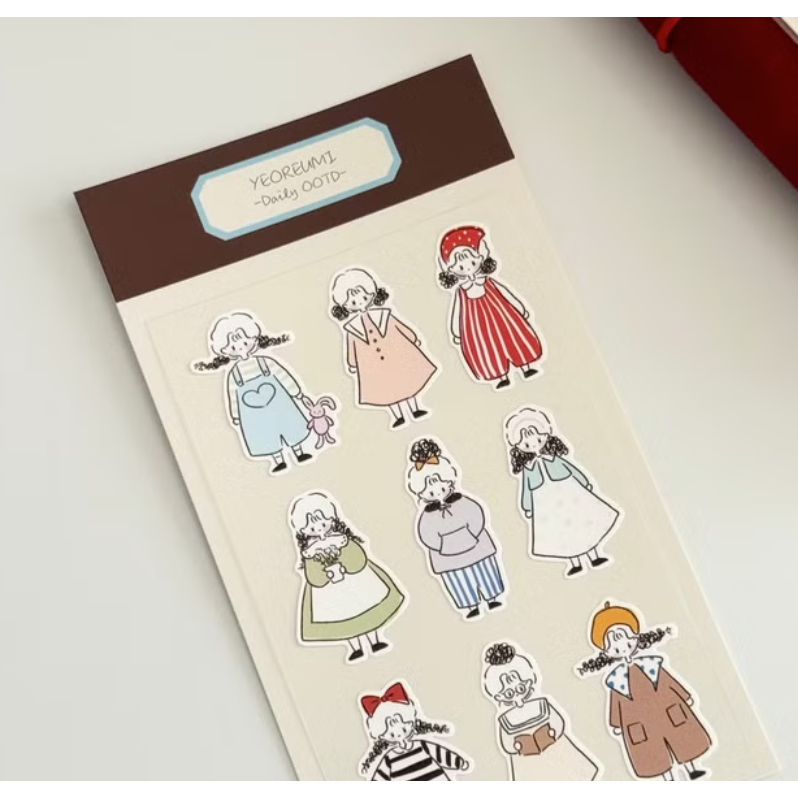 【5款】Maison de Summer夏日小屋 割型貼紙【立夏手帳生活】-規格圖10