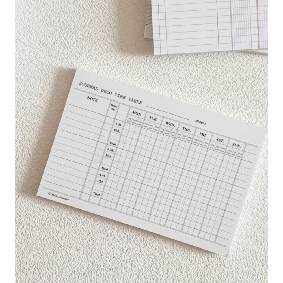 【3款】Maison de Summer夏日小屋 記事本 note memopad【立夏手帳生活】-規格圖6