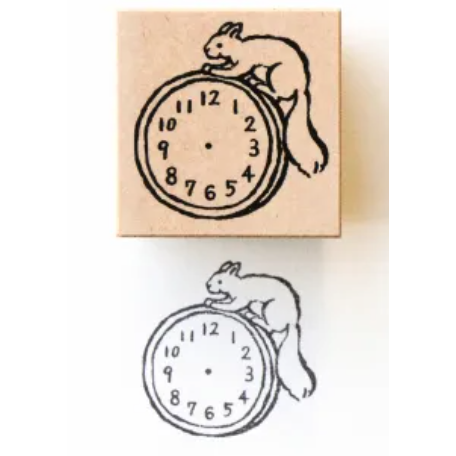 浅野みどり_松鼠時鐘