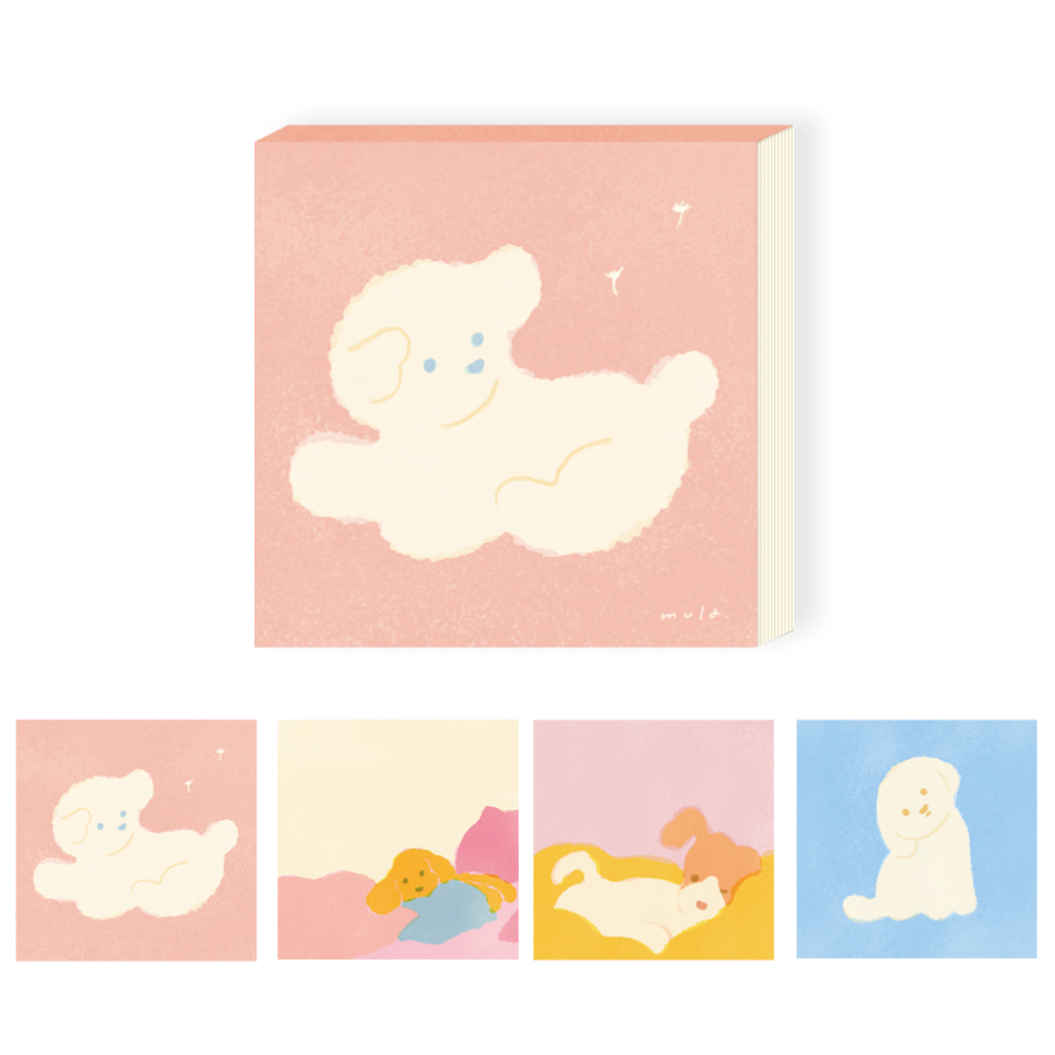 【3款】日本RYU-RYU「mula系列」便簽紙磚100張 日本製 【立夏手帳生活】-細節圖4