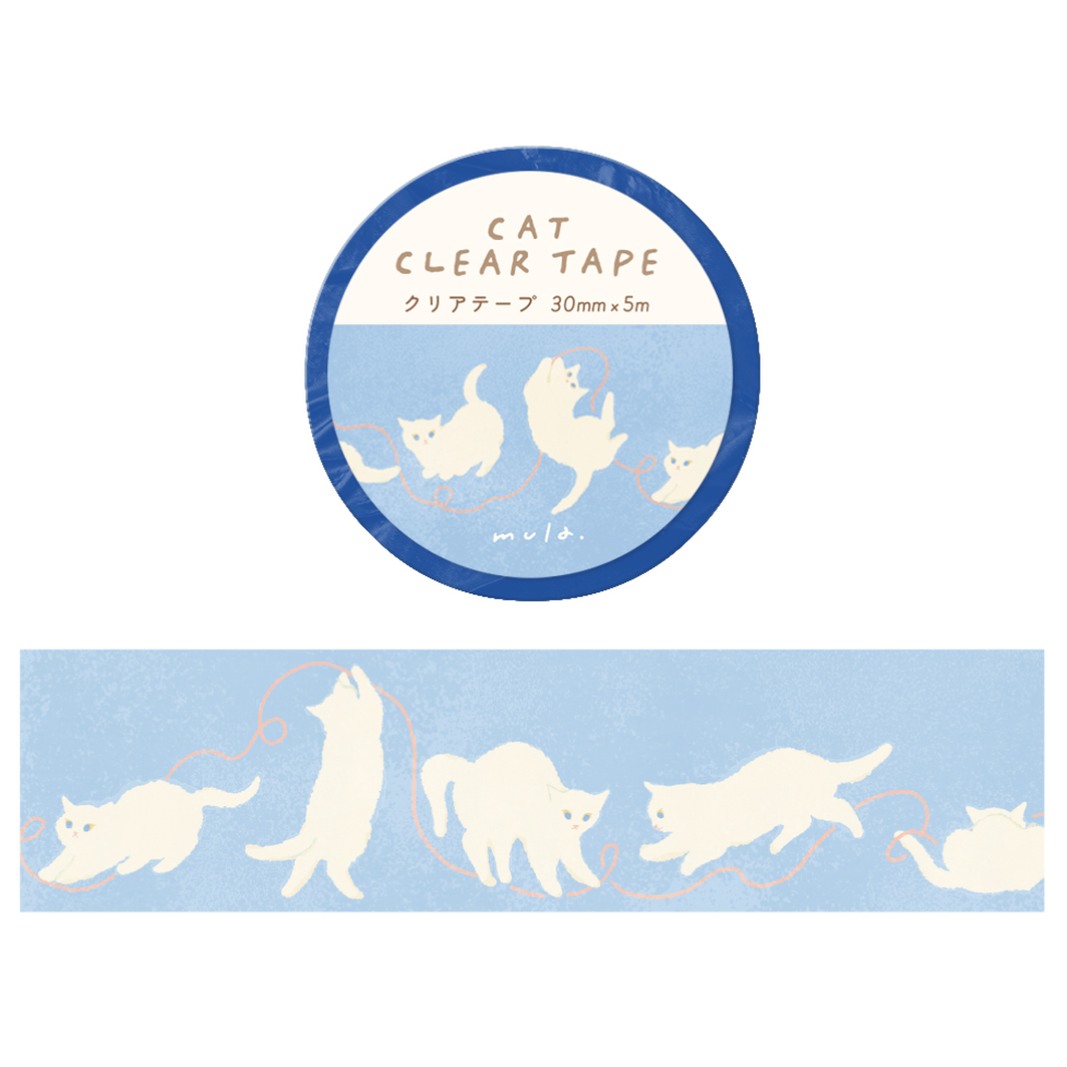 【7款】日本RYU-RYU「mula系列」透明紙膠帶【立夏手帳生活】-規格圖10