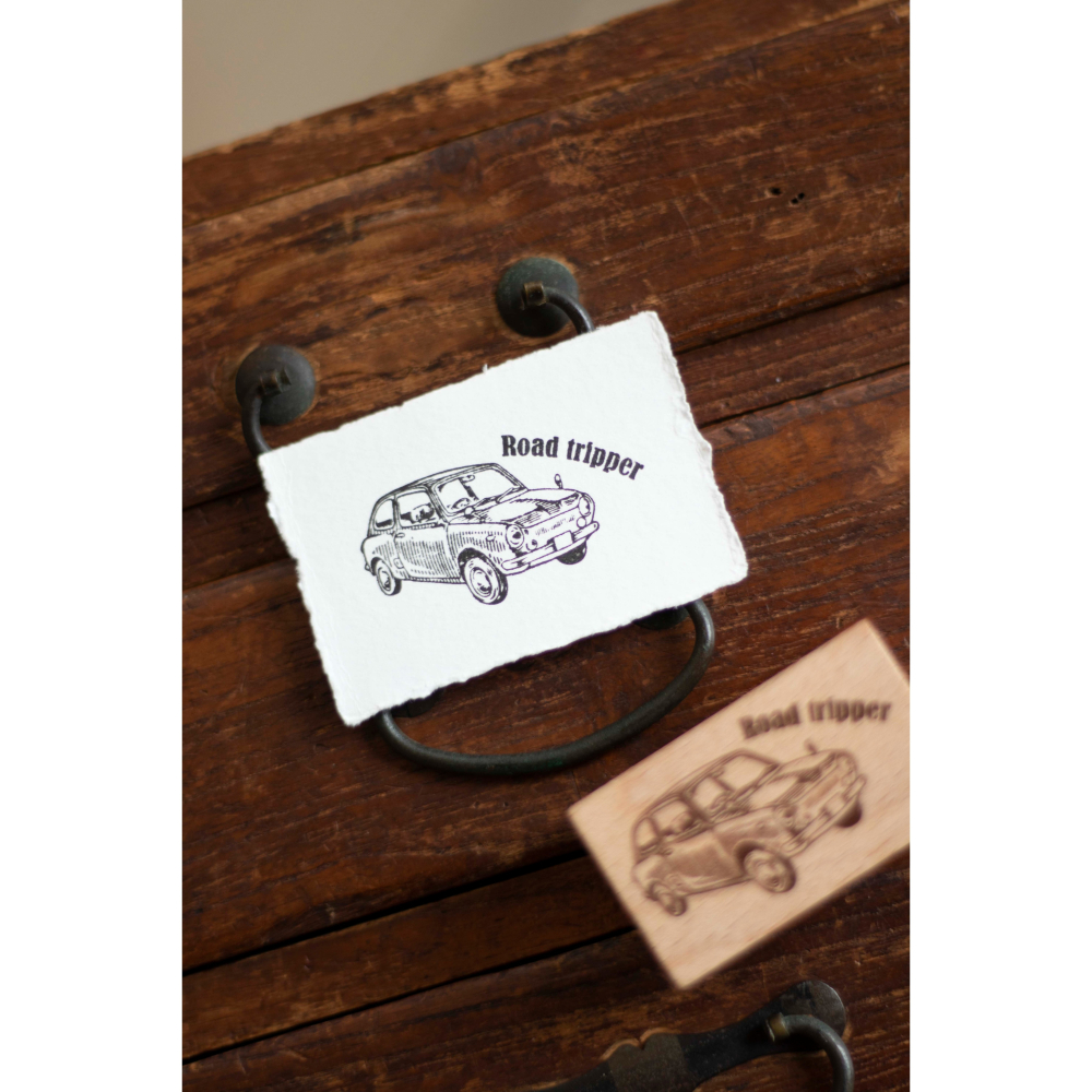 【7款】樂意Loi Design 小物選集、懷舊輪跡系列 櫸木印章【立夏手帳生活】-細節圖7