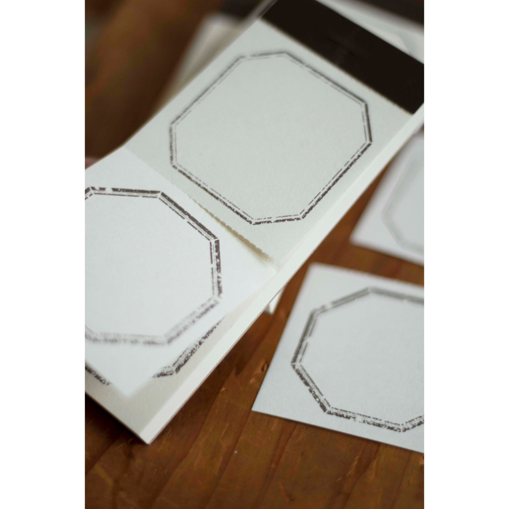 【復古框2款】樂意loidesign『灰色相框/木質相框』便箋本 便簽本【立夏手帳生活】-細節圖2