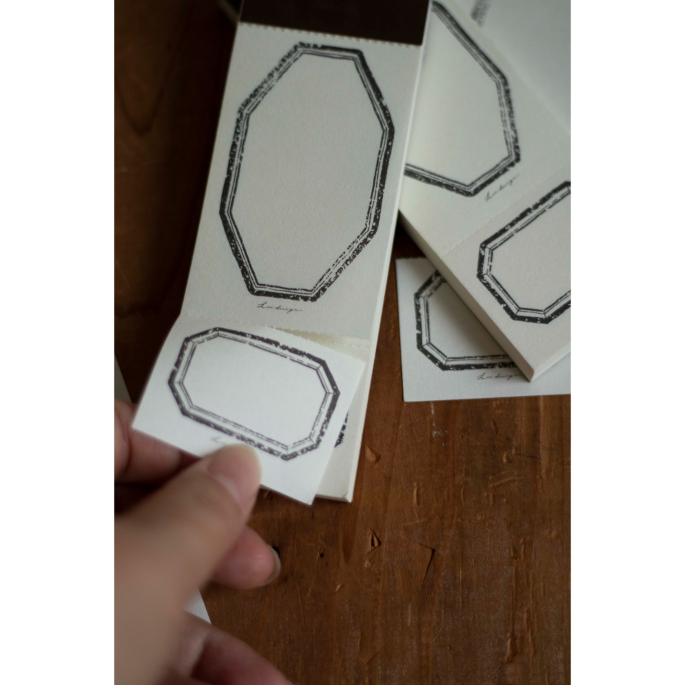 【復古框2款】樂意loidesign『灰色相框/木質相框』便箋本 便簽本【立夏手帳生活】-細節圖7