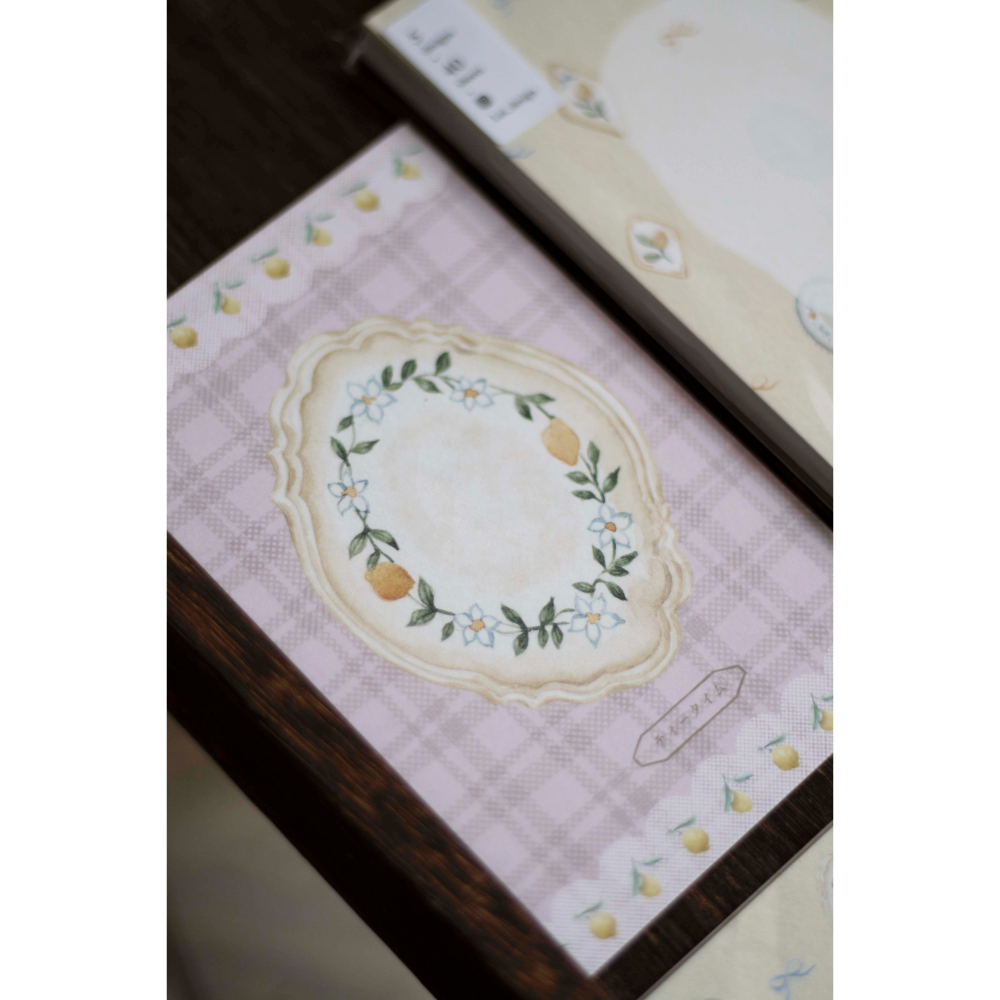 【2款】樂意loidesign『檸檬馬克杯/檸檬與小鳥盤』mini 6 便箋本 便簽本【立夏手帳生活】-細節圖9