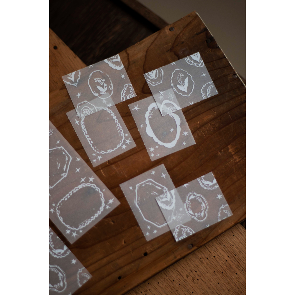 【3款】樂意loidesign『花盤/標本室/日與夜櫻』描圖紙便箋本 便簽本【立夏手帳生活】-細節圖2