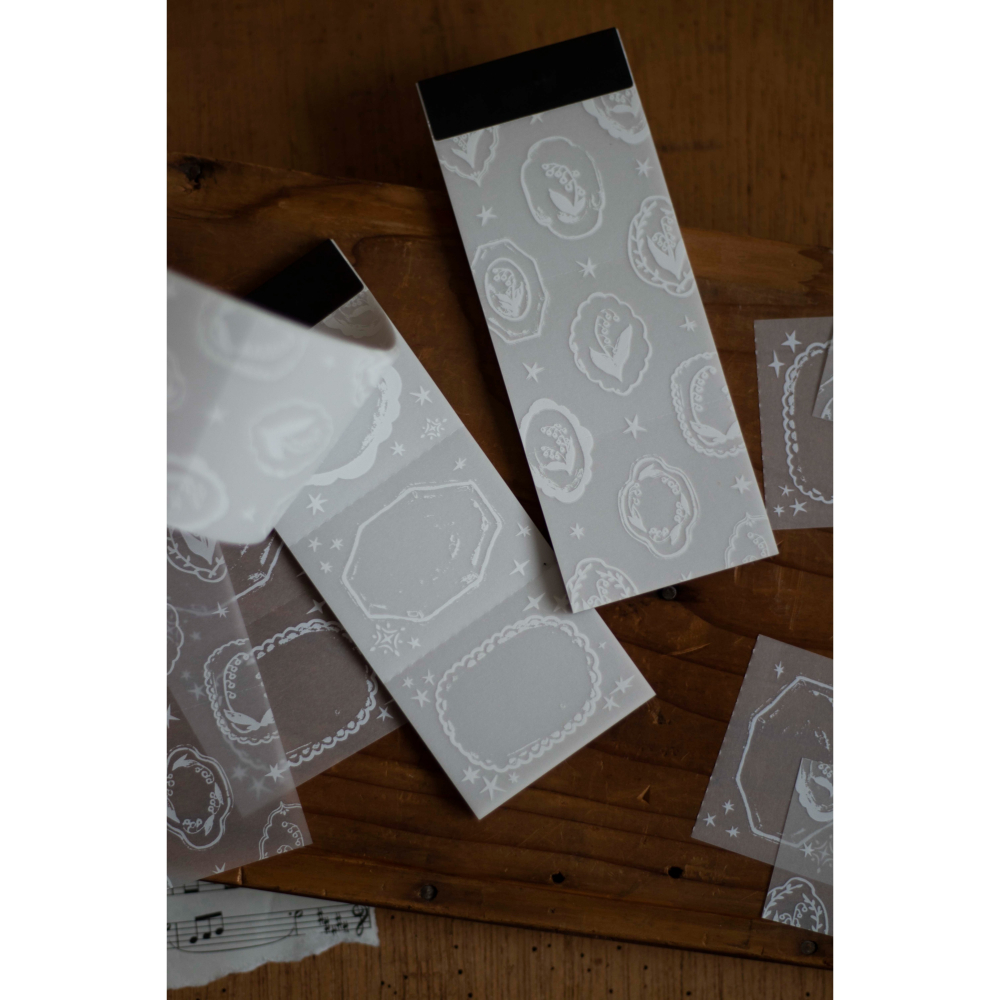 【3款】樂意loidesign『花盤/標本室/日與夜櫻』描圖紙便箋本 便簽本【立夏手帳生活】-細節圖4