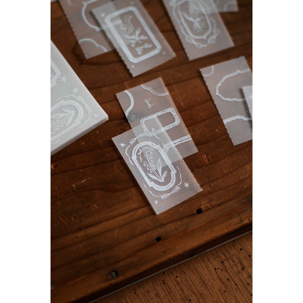 【3款】樂意loidesign『花盤/標本室/日與夜櫻』描圖紙便箋本 便簽本【立夏手帳生活】-細節圖6