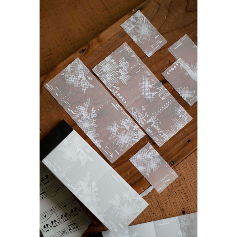 【3款】樂意loidesign『花盤/標本室/日與夜櫻』描圖紙便箋本 便簽本【立夏手帳生活】-細節圖8
