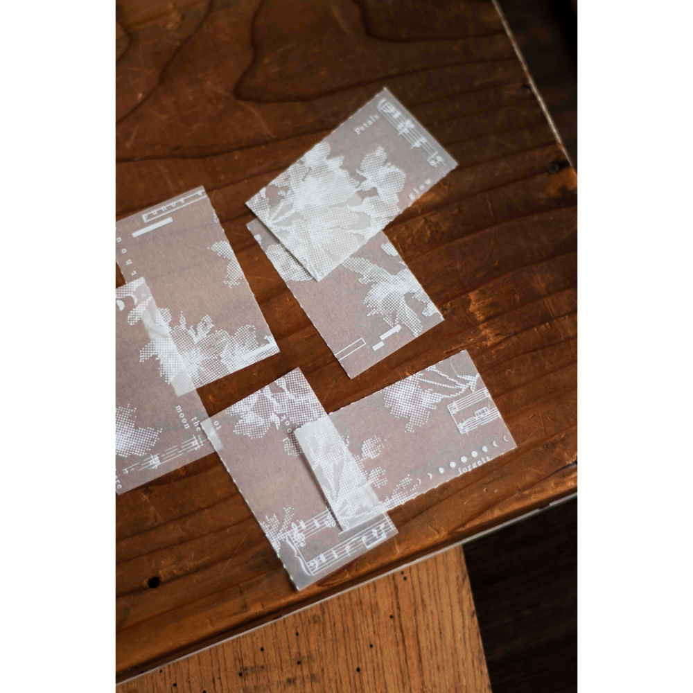 【3款】樂意loidesign『花盤/標本室/日與夜櫻』描圖紙便箋本 便簽本【立夏手帳生活】-細節圖9