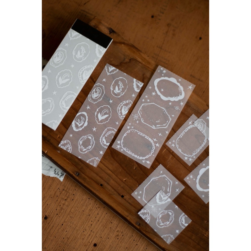 【3款】樂意loidesign『花盤/標本室/日與夜櫻』描圖紙便箋本 便簽本【立夏手帳生活】-規格圖10