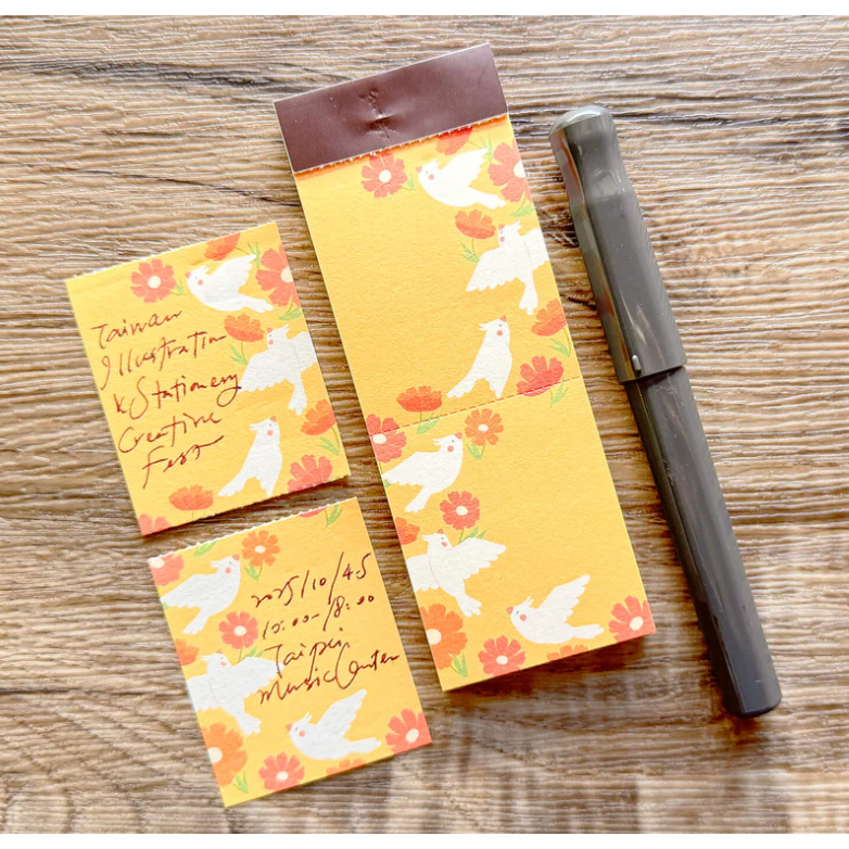 【6款】Inksundae 便簽本「繡球花園/櫻花花園/山茶花園/金色宇宙/芳香書房/甜蜜森林」【立夏手帳生活】-細節圖7