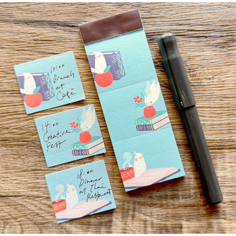 【6款】Inksundae 便簽本「繡球花園/櫻花花園/山茶花園/金色宇宙/芳香書房/甜蜜森林」【立夏手帳生活】-細節圖8