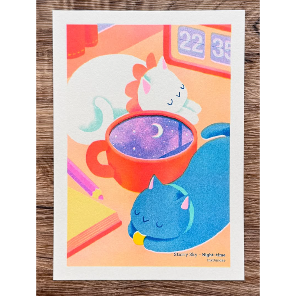 【追加文具小集新4款】Inksundae A5迷你海報 不含相框【立夏手帳生活】-規格圖11