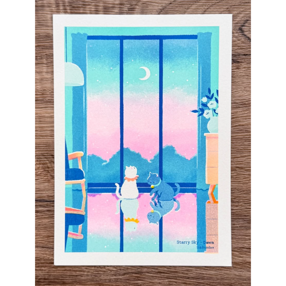 【追加文具小集新4款】Inksundae A5迷你海報 不含相框【立夏手帳生活】-規格圖11