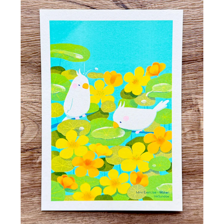 【11款】Inksundae A5迷你海報 不含相框【立夏手帳生活】-規格圖11