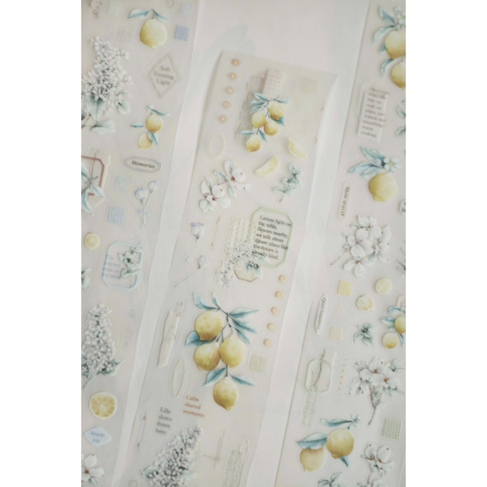 樂意loidesign 黃光的旅行Journey in Golden Light 5cm割型霧面PET膠帶-細節圖6