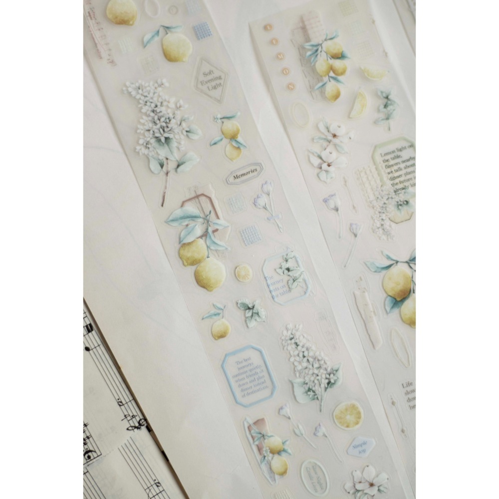 樂意loidesign 黃光的旅行Journey in Golden Light 5cm割型霧面PET膠帶-細節圖7