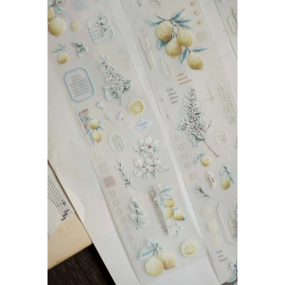 樂意loidesign 黃光的旅行Journey in Golden Light 5cm割型霧面PET膠帶-細節圖8