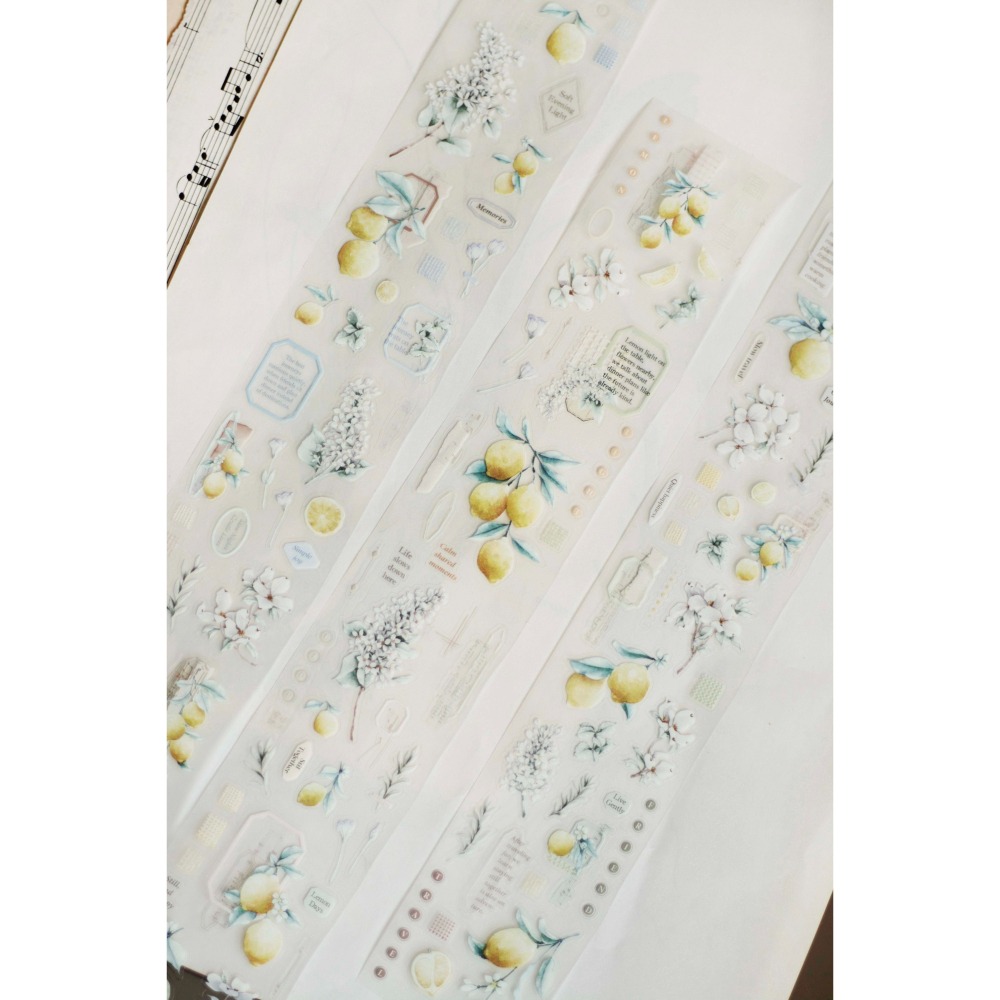 樂意loidesign 黃光的旅行Journey in Golden Light 5cm割型霧面PET膠帶-細節圖9