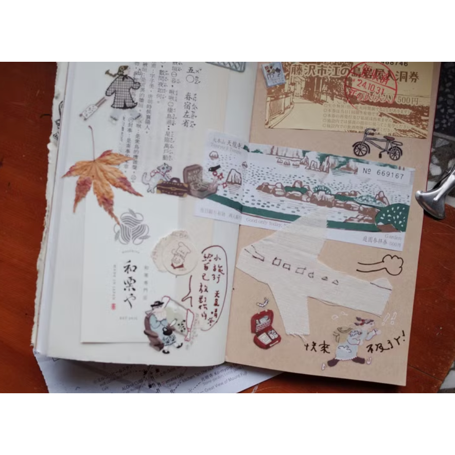 何包蛋 窗花小旅行 4cm亮面割型PET膠帶 misshoegg【立夏手帳生活】-細節圖9