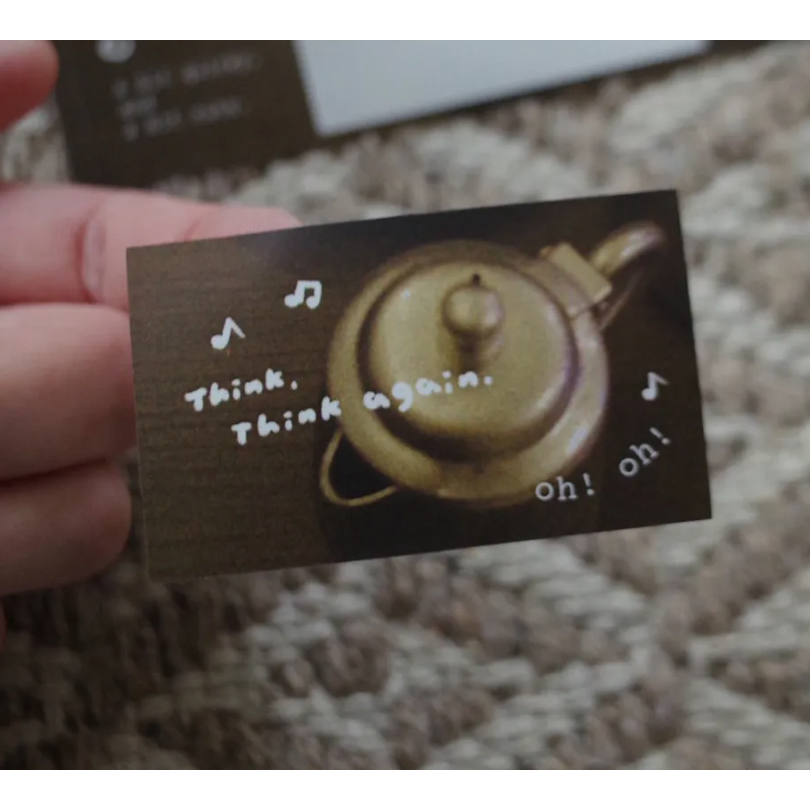 茄子先生 Messy But Cute 貼紙+明信片組 【立夏手帳生活】-細節圖3