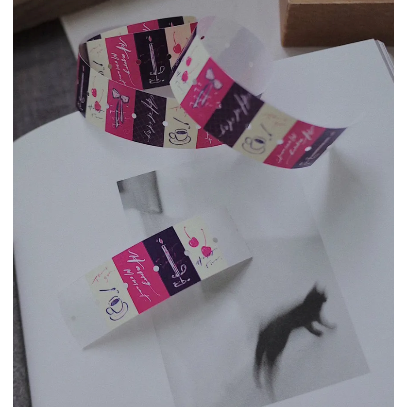 【2款】茄子先生「Joyful Time/Happy Moment」標籤貼紙卷【立夏手帳生活】-細節圖9